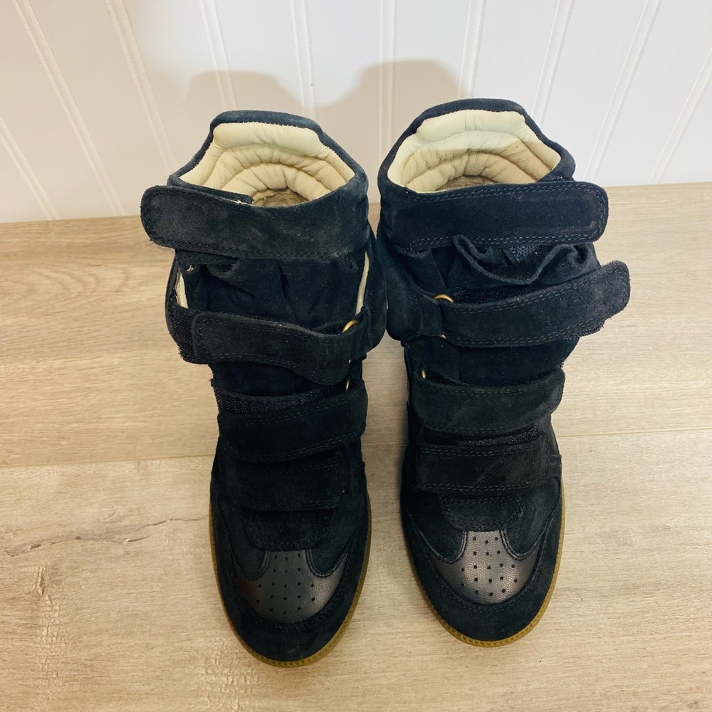 Brand new Isabel Marant bekett leather wedge sneakers size 7,5 no box - Picture 8 of 13